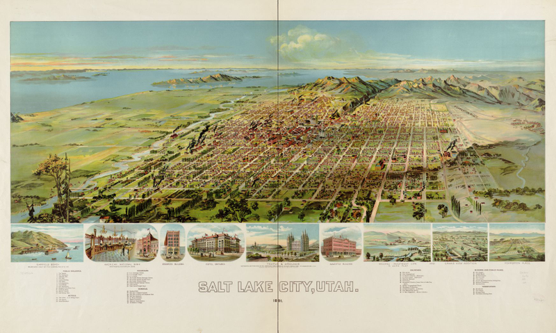 Illustration for article titled 13 Gorgeous Panoramic Maps Drawn Long Before Satellites Even ExistedÂ